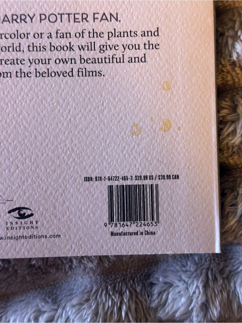 Warner Bros. Harry Potter Watercolor Magic Book - Picture 4 of 7